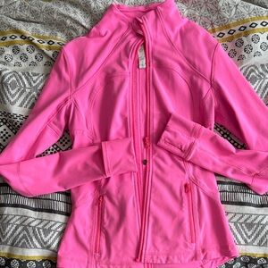 lululemon athletica Hot Pink Full-Zip Utility Jacket